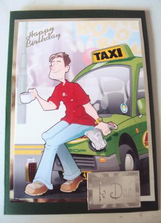 Taxi Dude A4. by Margaret Swaby
