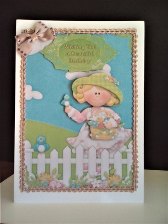 Bumbleberry Garden and Lace Card Sheet by Margaret Swann