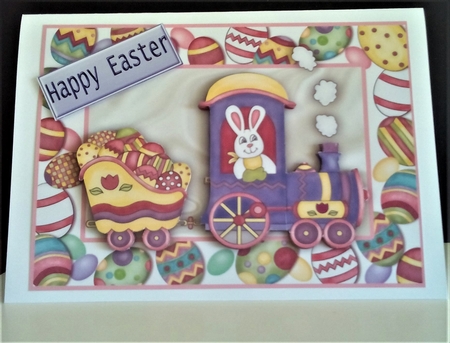 Here Comes the Easter Bunny Train with Lots of Eggs by Margaret Swann