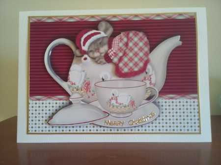 Night Before Christmas Quick Card with Mouse by Margaret Swann