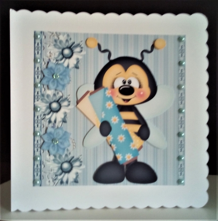 Quilting bee card front 1 by Margaret Swann
