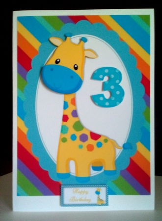 Colourful Giraffe by Margaret Swann