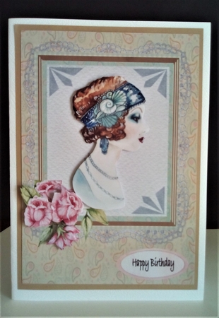 Elegant vintage lady by Margaret Swann
