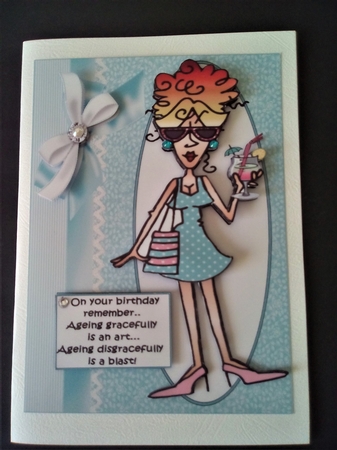 Rita ageing disgracefully  by Margaret Swann