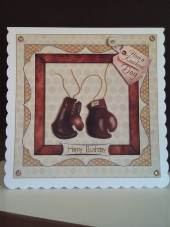 BOXING FATHERS DAY DAD GRANDAD by Margaret Swann