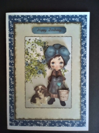 MISS CINDERS BIRTHDAY TOPPER by Margaret Swann