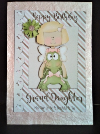 Granddaughter Birthday Card 1 by Margaret Swann