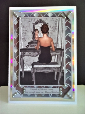Lady in the mirror by Margaret Swann