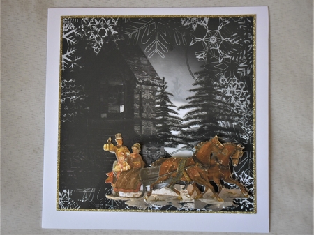 Winter Chapel Quick Card Topper by Margaret Swann