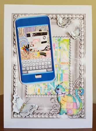 Quilting Phone by Margaret Swann
