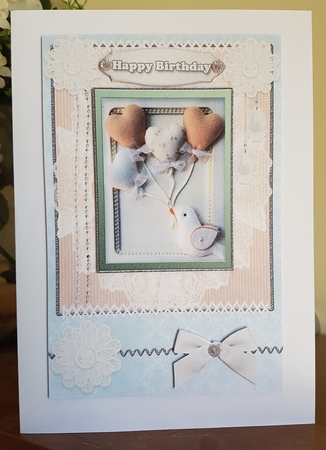 Shabby Chic Quick Card 2 by Margaret Swann