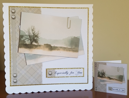 Misty Morning Postcard Mini Kit by Margaret Swann
