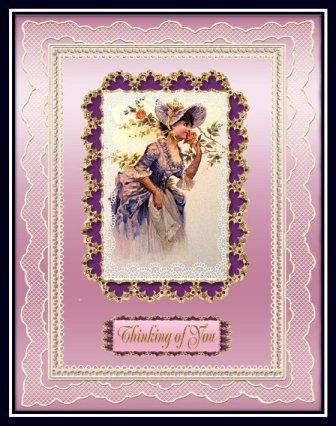 Scalloped Lace Frames Set 5 by Margaret Tobin