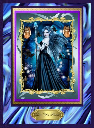 Crystal Background by Margaret Tobin