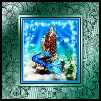 Blue Mermaid by Margaret Tobin