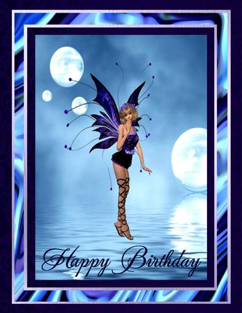 A4 Moonlight Fairy by Margaret Tobin