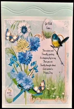 Cornflower Meadow Mini Page Kit by Margarette Blakeborough