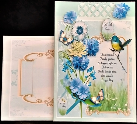 Cornflower Meadow Mini Page Kit by Margarette Blakeborough