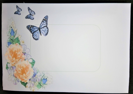 3 in 1 Floral Heart - 3D Shaped No-Hole Fold Back Card with Decoupage Mini Kit by Margarette Blakeborough