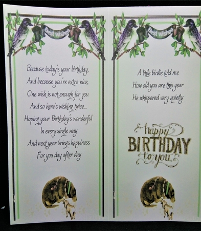 Happy Birthday from us and the Dogs by Margarette Blakeborough