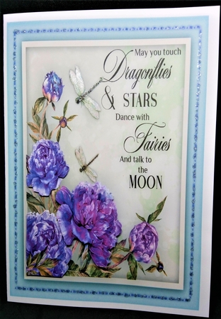 Beautiful Dragonflies and Stars 4 by Margarette Blakeborough