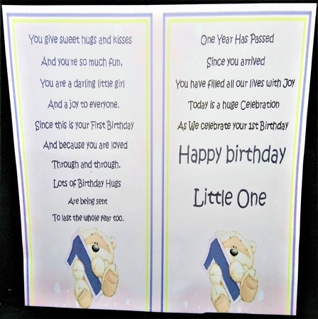 Girls 1st Birthday  by Margarette Blakeborough