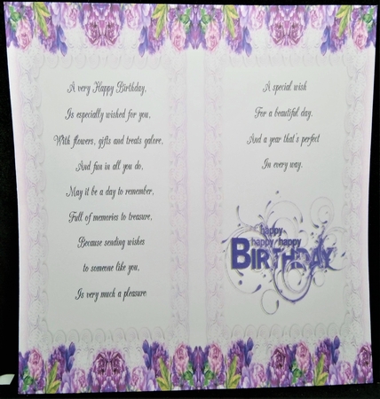 Best Wishes on Your Birthday by Margarette Blakeborough