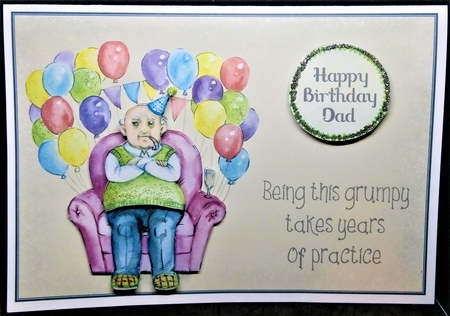 Grumpy Birthday  by Margarette Blakeborough