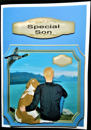 Man and his best friend Bumper kit by Margarette Blakeborough