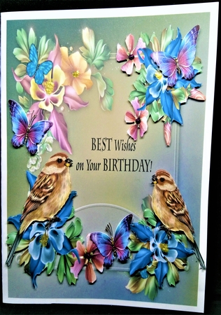 Best Wishes On Your Birthday Mini Kit by Margarette Blakeborough