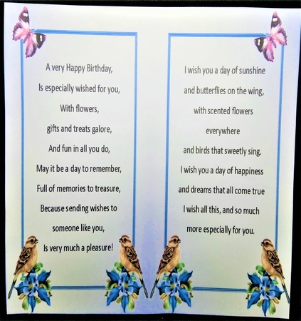 Best Wishes On Your Birthday Mini Kit by Margarette Blakeborough