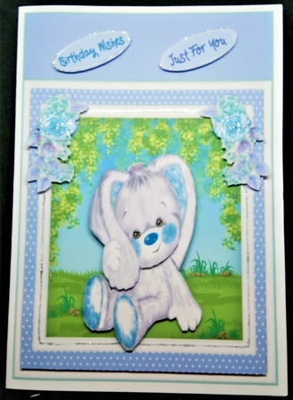 Beautiful Floppy Ears,Blue by Margarette Blakeborough