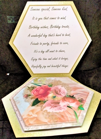 Rosey Posey Twist n Pop Double Card Kit. by Margarette Blakeborough