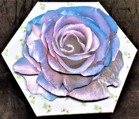 Nesting Boxes Purple Set of 4 by Margarette Blakeborough