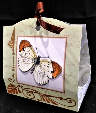 Butterfly Tag Gift Box by Margarette Blakeborough