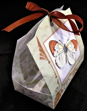 Butterfly Tag Gift Box by Margarette Blakeborough