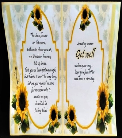 Pretty Sunflower Mini Kit by Margarette Blakeborough