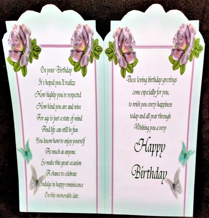Painted Rose 1 - Pyramage Card Kit by Margarette Blakeborough