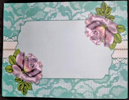 Painted Rose 1 - Pyramage Card Kit by Margarette Blakeborough