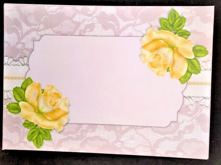 Painted Rose 3 - Pyramage Card Kit by Margarette Blakeborough