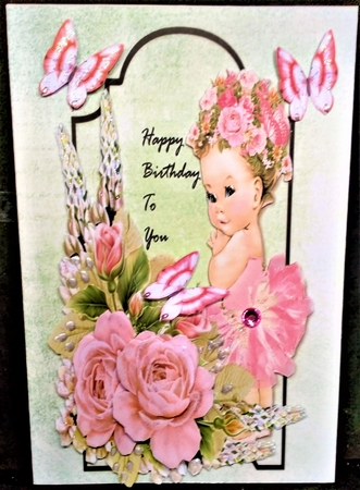 Cute Birthday Girl by Margarette Blakeborough