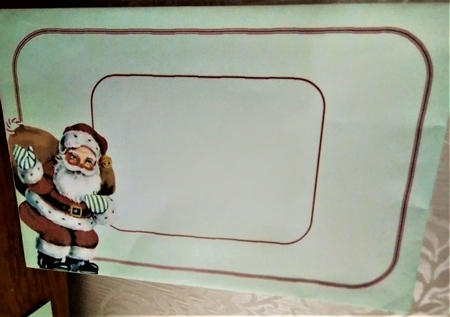 Santa on Chimney by Margarette Blakeborough