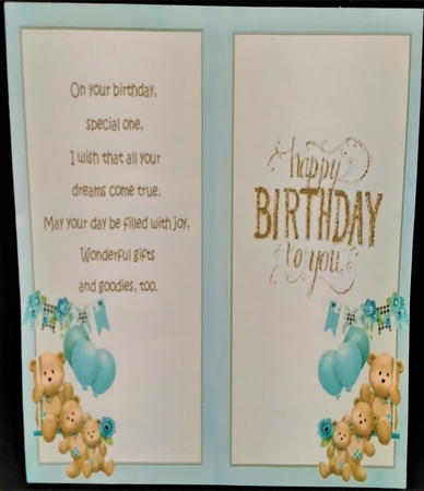 A5 Birthday Bears by Margarette Blakeborough
