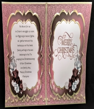 Roses for Christmas - Layered Card Mini Kit by Margarette Blakeborough