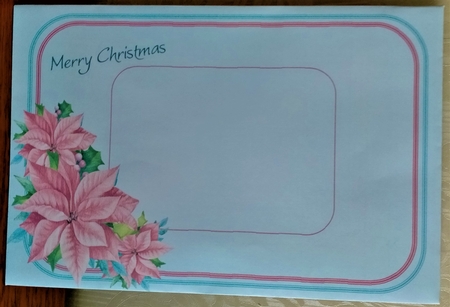 The Pink Poinsettia 8x8 by Margarette Blakeborough