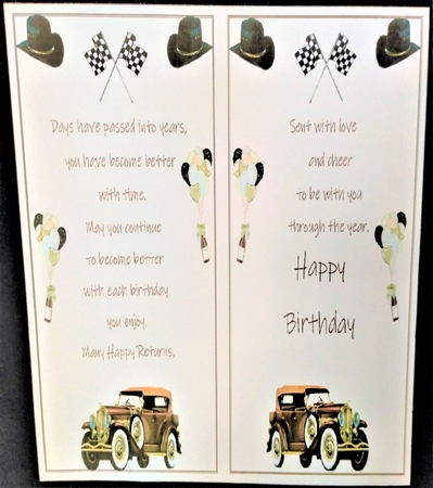 Birthday car by Margarette Blakeborough