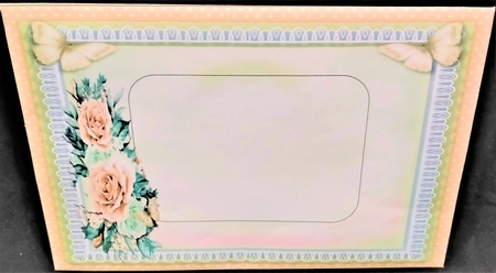 8x8 Mini Kit Beautiful Flowers and a Smile ,Cream by Margarette Blakeborough