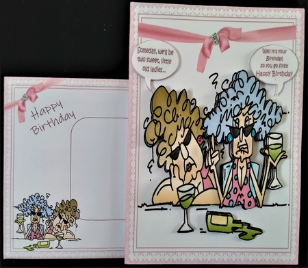 8x8 Stella and Margaret sweet old ladies mini kit by Margarette Blakeborough