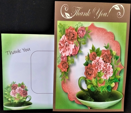 Beautiful Bouquet Teacup & Saucer Bumper Kit 2 by Margarette Blakeborough