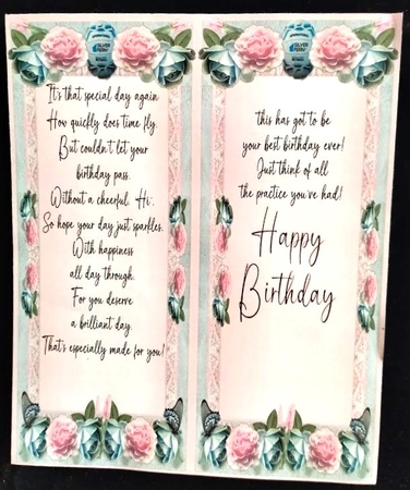 Roses and Carnations - Stacked Layers Card Mini Kit by Margarette Blakeborough